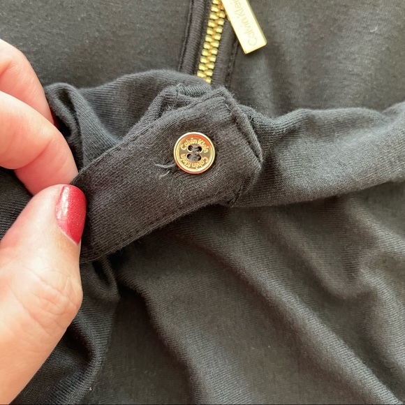 Calvin Klein Roll Sleeve Blouse - Picture 12 of 12